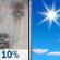 Wednesday: Patchy drizzle before 11am.  Cloudy through mid morning, then gradual clearing, with a high near 84. South southwest wind 5 to 10 mph. 