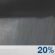 Tonight: A 20 percent chance of showers after 11pm.  Mostly cloudy, with a low around 56. South southwest wind 5 to 10 mph. 
