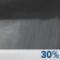 Tonight: A 30 percent chance of showers after 11pm.  Cloudy, with a low around 58. Calm wind becoming south around 5 mph.  New precipitation amounts of less than a tenth of an inch possible. 